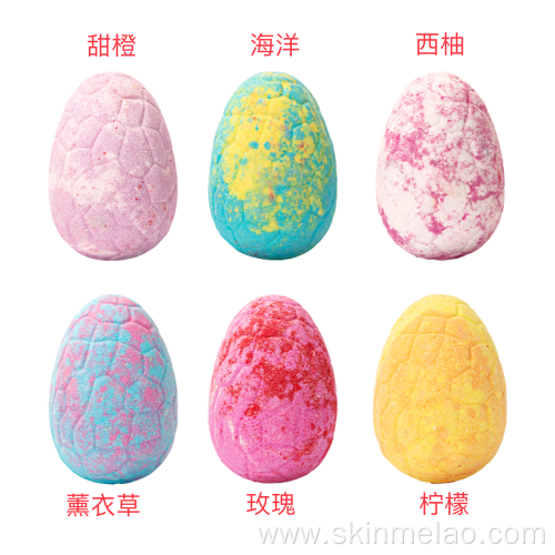 Colorful Dinosaur Egg Child Bath Bombs Bath Salt